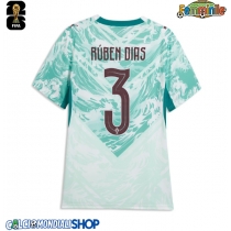 Maglie da calcio Portogallo Ruben Dias #3 Seconda Maglia Femminile Mondiali 2026  Manica Corta